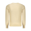 Beige Cotton Men Sweater