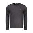 Black Cotton Men Sweater