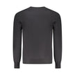 Black Cotton Men Sweater