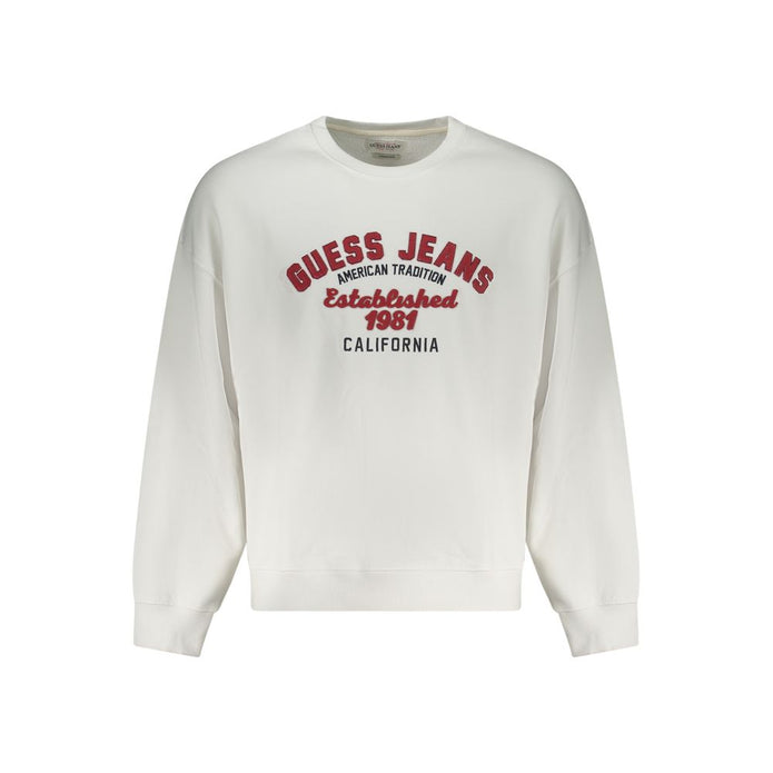 White Cotton Men Sweater