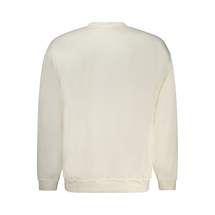 White Cotton Men Sweater