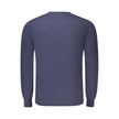 Blue Cotton Men Sweater