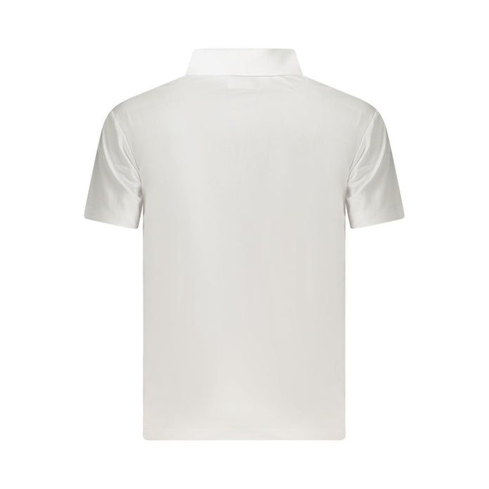 White Cotton Women Polo Shirt