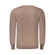 Brown Cotton Men Sweater