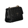 Black Polyethylene Women Handbag