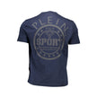 Blue Cotton Men T-Shirt