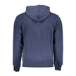 Blue Cotton Men Sweater