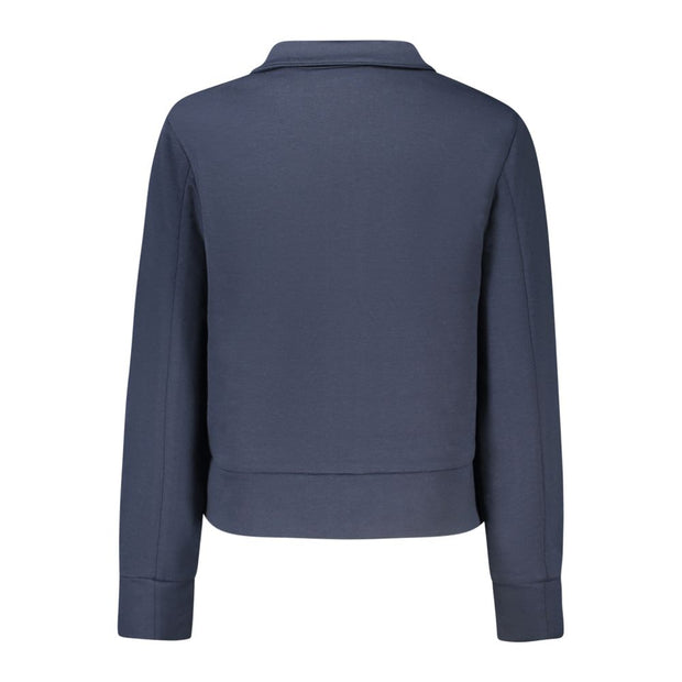 Blue Polyester Women Sweater