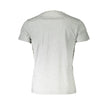 Gray Cotton Men T-Shirt