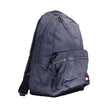 Blue Polyester Men Backpack