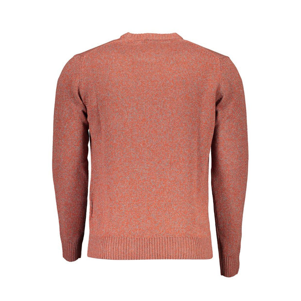 Red Wool Men Sweater