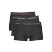 Black Cotton Men Underwear Trunk Pack