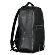 Black Polyethylene Men Backpack