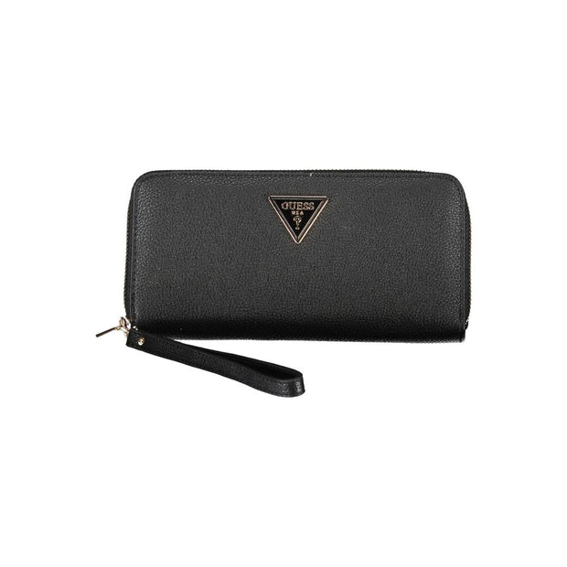 Chic Black Multi-Compartment Wallet