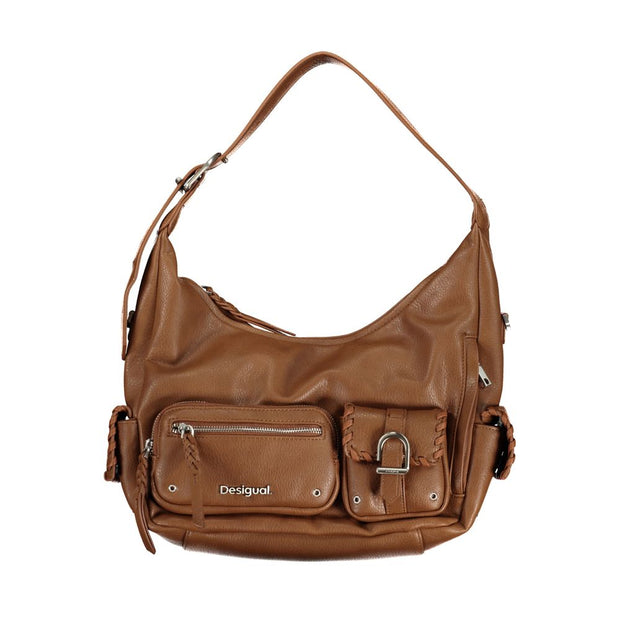 Brown Polyethylene Handbag