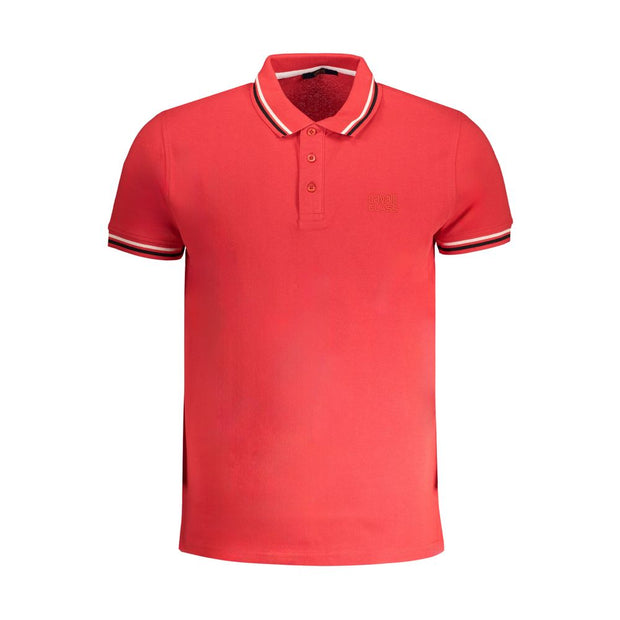 Red Cotton Polo Shirt