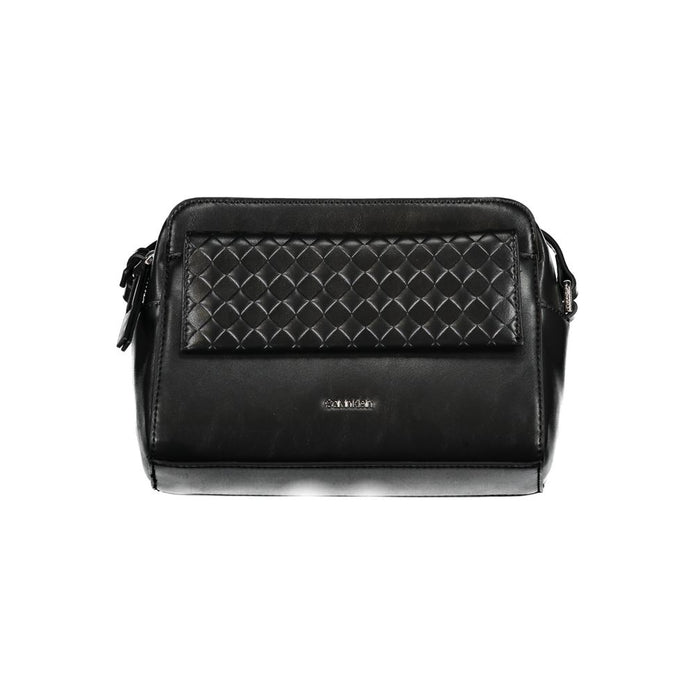 Black Polyester Handbag