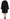 Black Goat Fur Shearling Long Jacket Coat