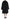 Black Goat Fur Shearling Long Jacket Coat