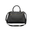 Black Polyethylene Women Handbag