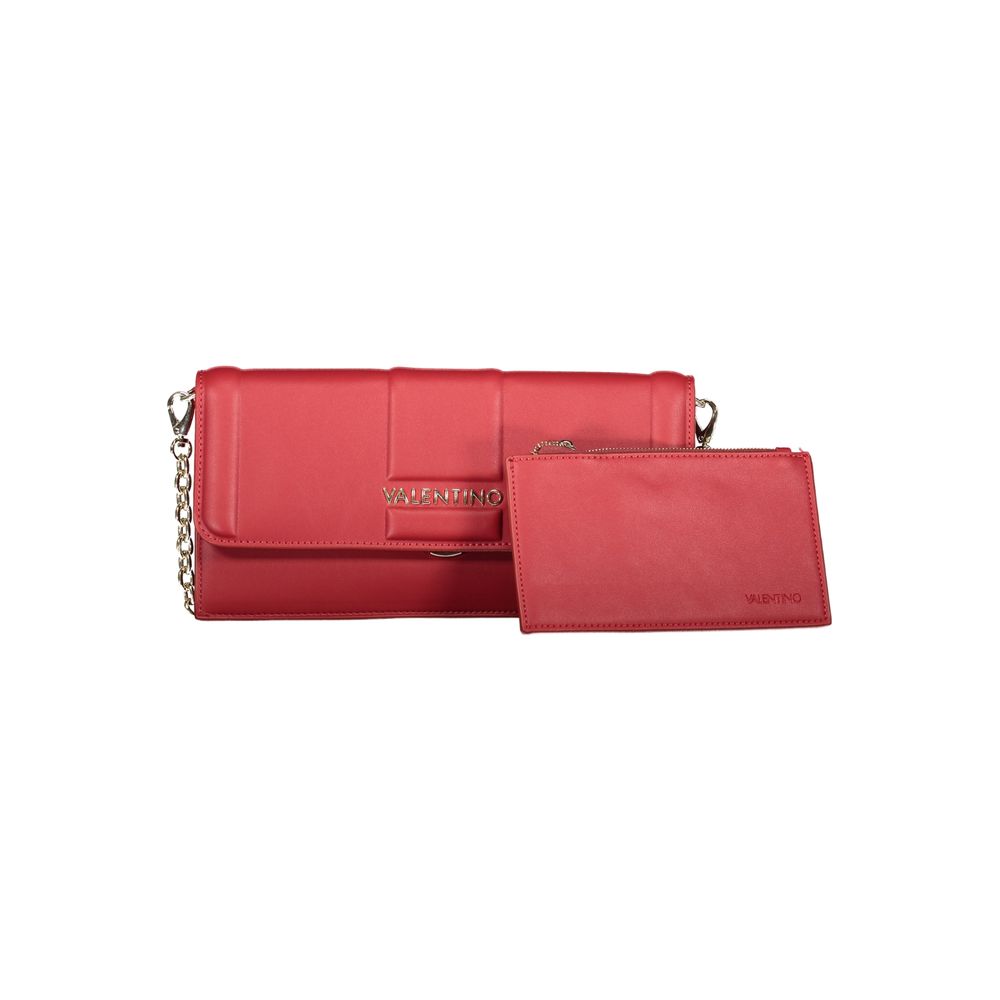 Red Polyethylene Women Handbag