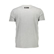 Gray Cotton Men T-Shirt