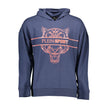 Blue Cotton Men Sweater