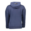 Blue Cotton Men Sweater