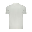 White Cotton Men Polo Shirt