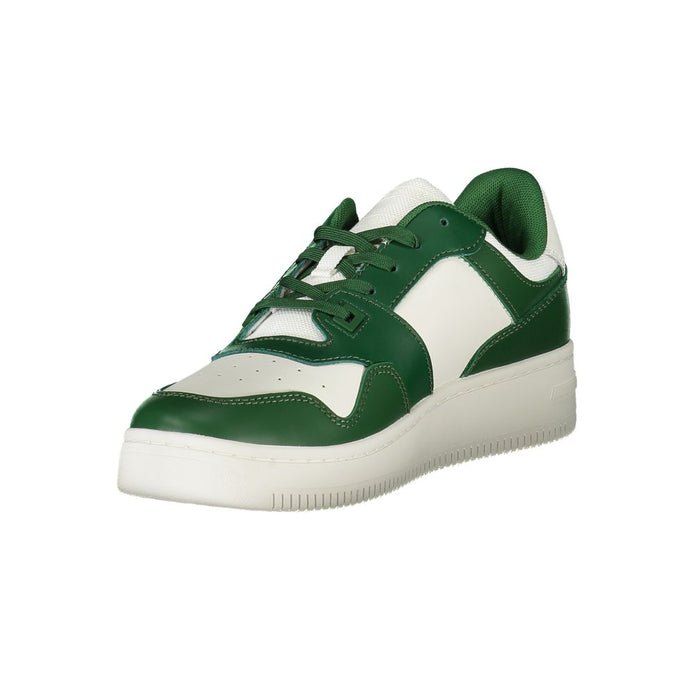 Green Leather Men Sneaker