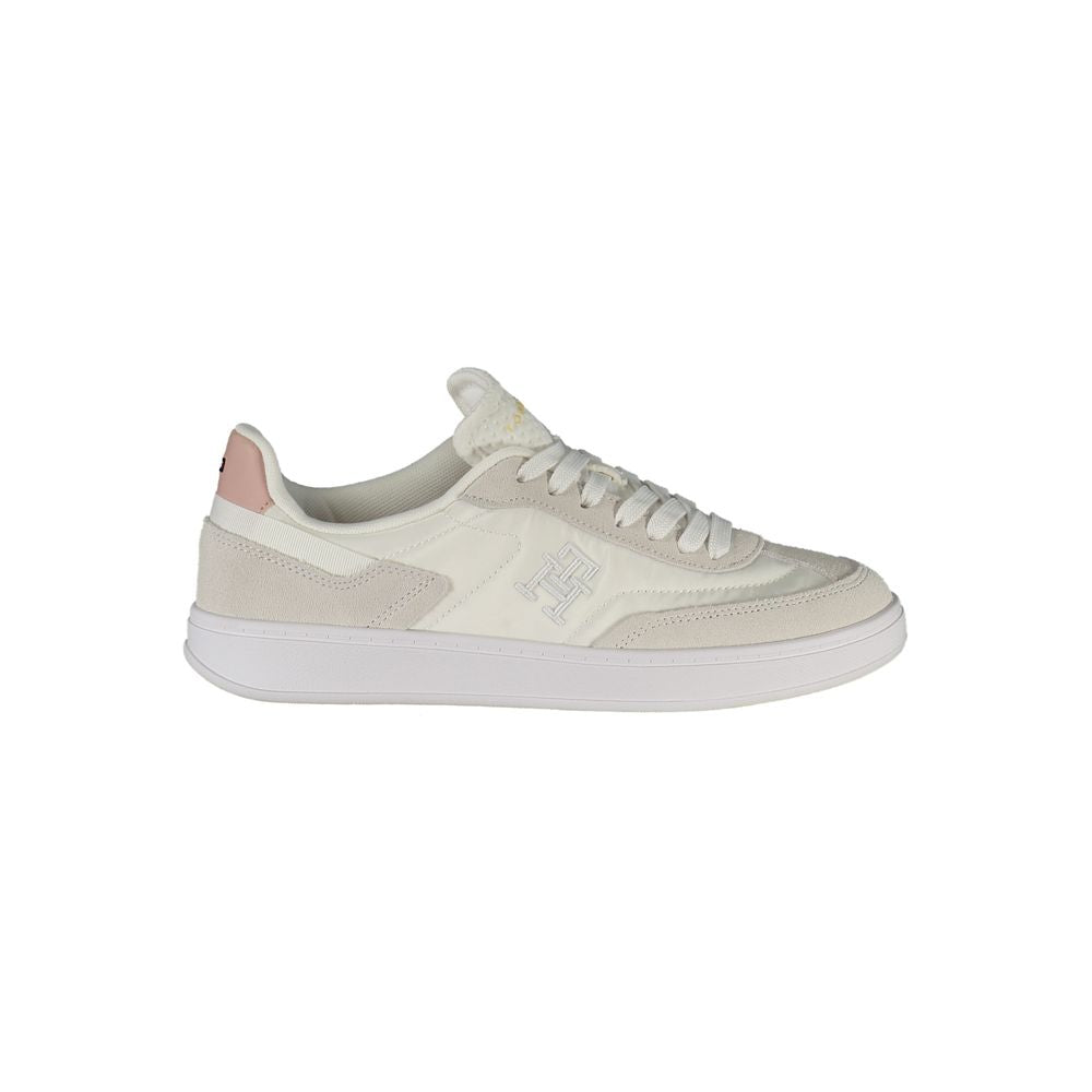 White Polyethylene Women Sneaker