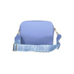 Light Blue Leather Women Handbag