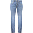 Blue Cotton Men Slim Tapered Jean