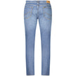 Blue Cotton Men Slim Tapered Jean