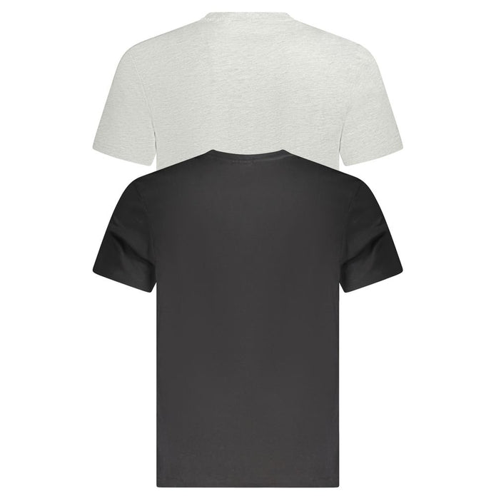 Black Cotton Men T-Shirt