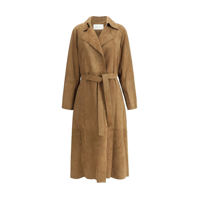 Suede Trench Coat