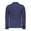 Blue Polyester Men Sweater