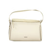 Beige Polyester Handbag