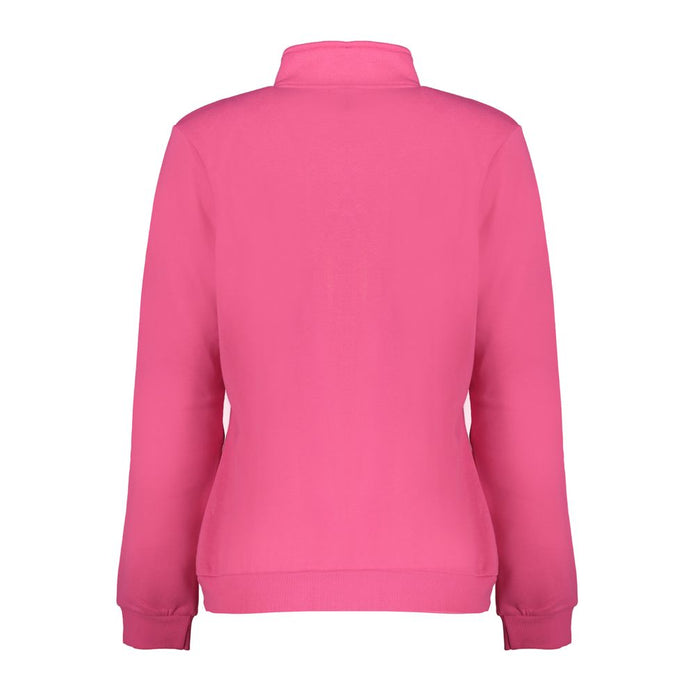 Pink Cotton Women Sweater