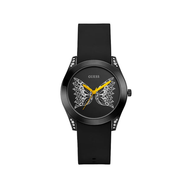 Black Silicone Watch