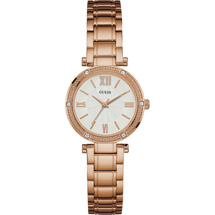 Rose Gold Steel Watch