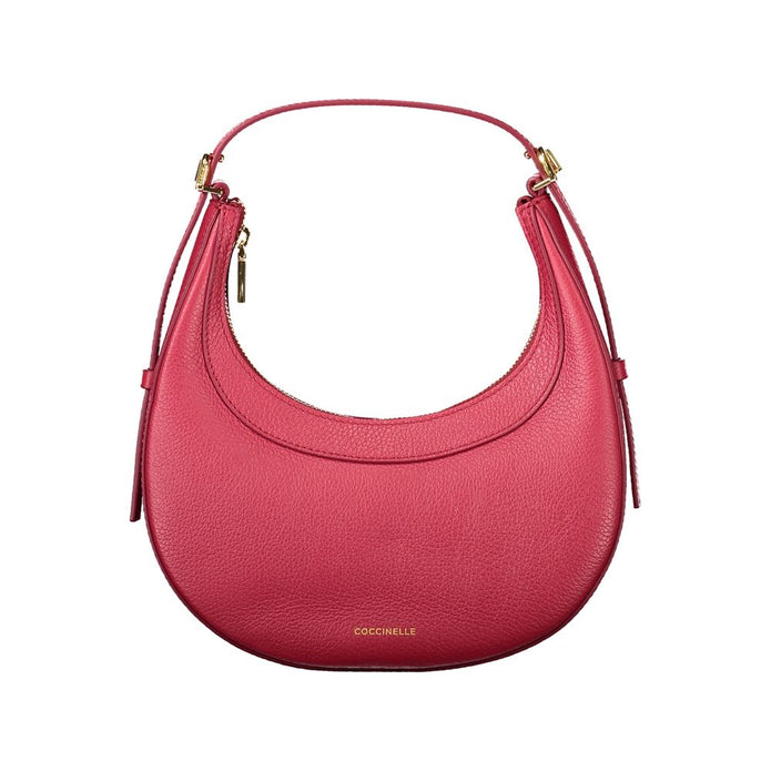 Red Leather Women Handbag