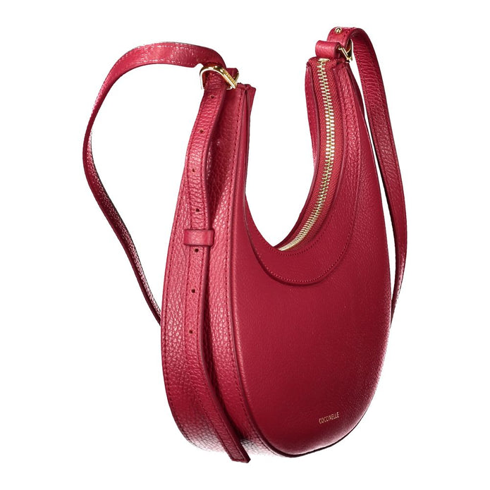 Red Leather Women Handbag