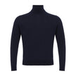 Blue Cashmere Turtleneck