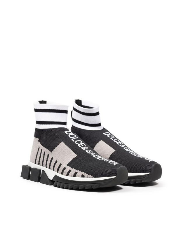 Black Fabric Sneaker