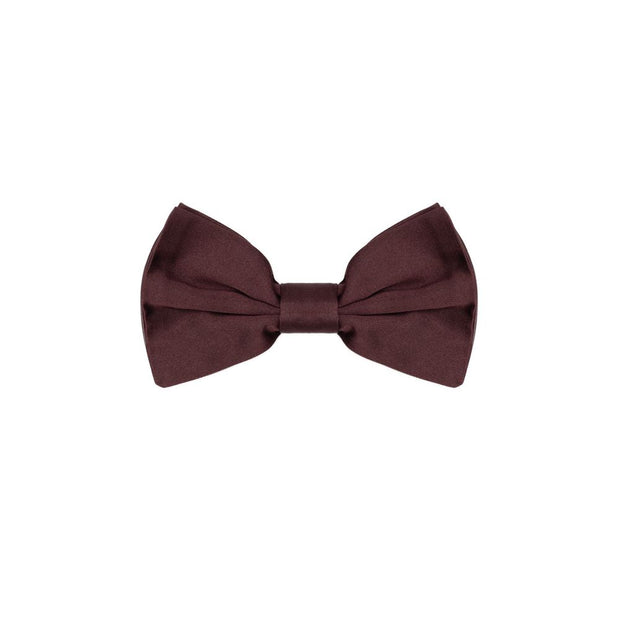 Burgundy Silk Bowty