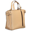 Brown Polyester Women Handbag