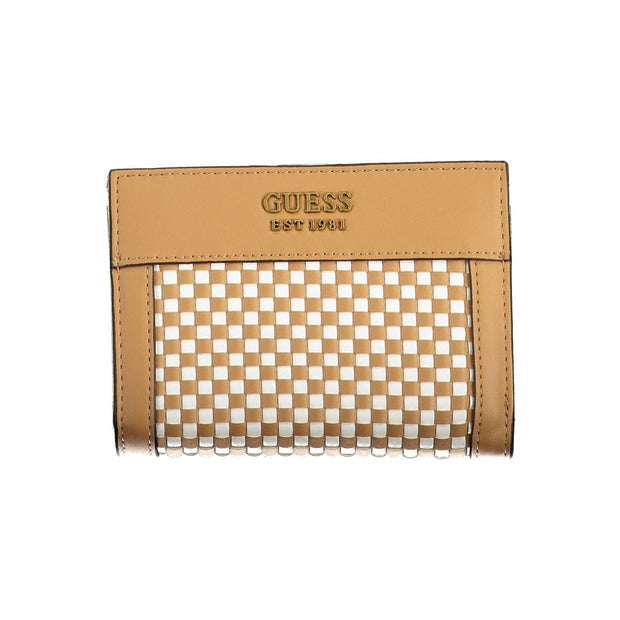 Brown Polyethylene Women Wallet