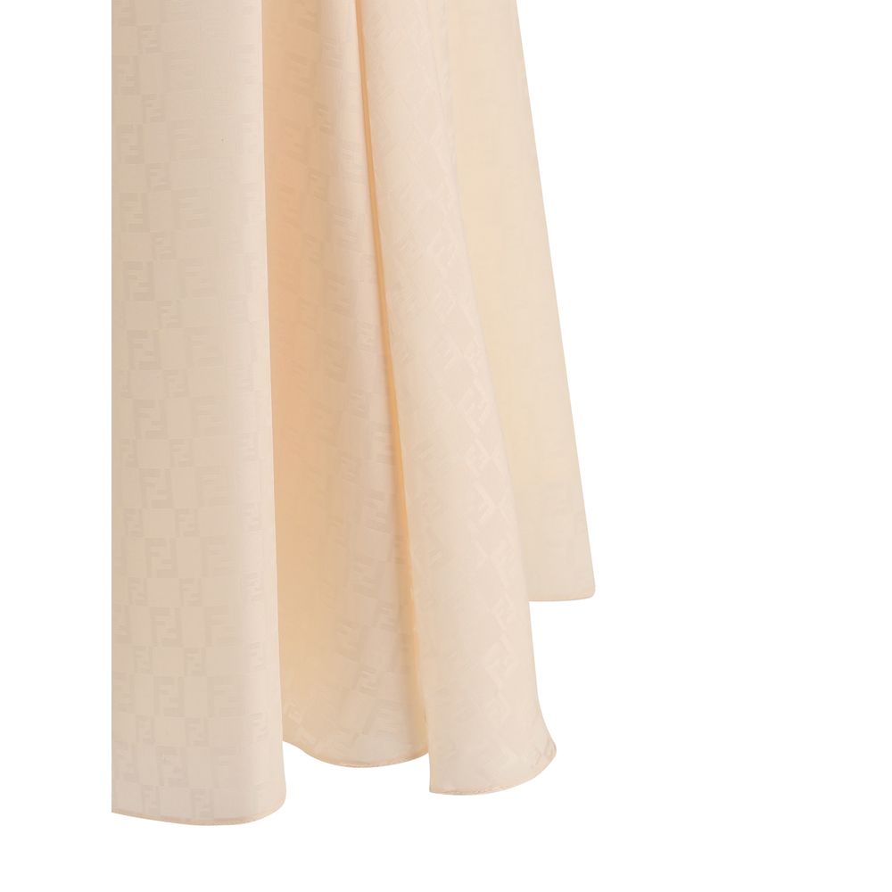 Silk midi Skirt