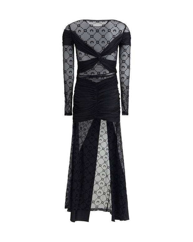 Draped Long Dress